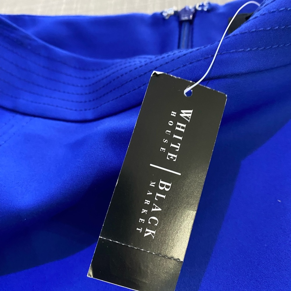 White House Black Market Blue Pencil Skirt. Women’s size 0- NWT - Picture 11 of 16